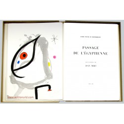 Passage de l'Égyptienne de A.P. de Mandiargues et Joan Miró / Frontispice signé