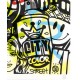 URBAN COLOR lithographie rehaussée de Speedy Graphito - Détail