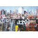 New York le rêve - Gravure et collage sur fond photographique de Gottfried Salzmann