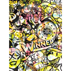 WINNER HMP 13/16 lithographie originale de Speedy Graphito