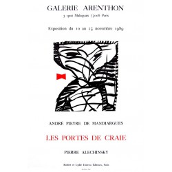 "Les portes de Craies" à la galerie Arenthon - Affiche Pierre Alechinsky