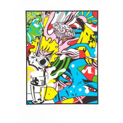 DIAMOND DREAM lithographie de Speedy Graphito