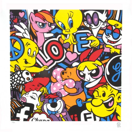 Love lithographie de Speedy Graphito