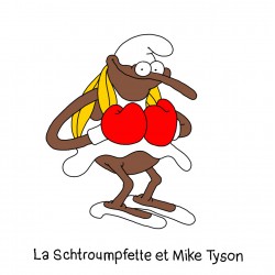 MARIE-CHRIS / La Schtroumpfette et Mike Tyson