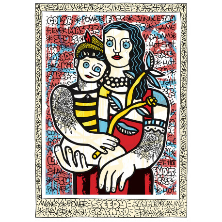 LA FEMME ET L'ENFANT de Speedy Graphito