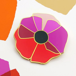 FLOWER PIN / Julie Safirstein