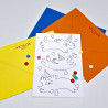 ODILE FERRAILLE COLORING CARD