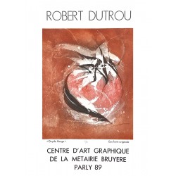 Robert Dutrou / Engraved poster