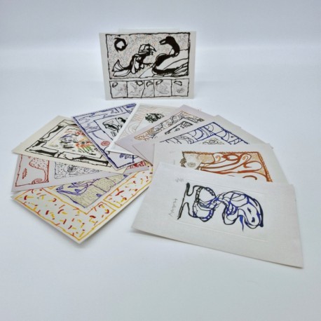 Pierre Alechinsky / Postcards