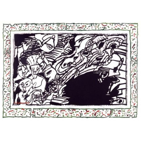 Pierre Alechinsky / Sans l'écorce E