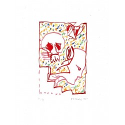 Pierre Alechinsky / Deuxième masque