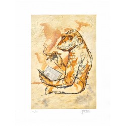 JE ME CIVILISE / Embossed engraving 