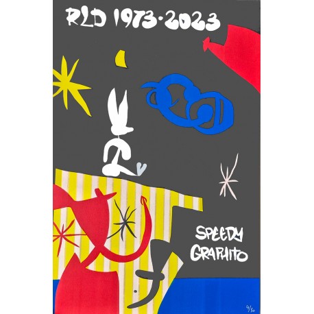 SPEEDY GRAPHITO POSTER - Lithograph