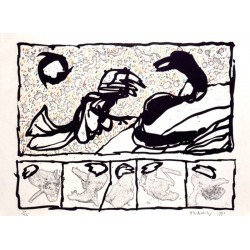 LETTRE DE CRÉANCES I  / Grabado 59 x 76 cm