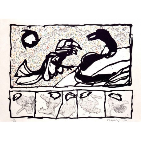 LETTRE DE CRÉANCES I  / Grabado 59 x 76 cm